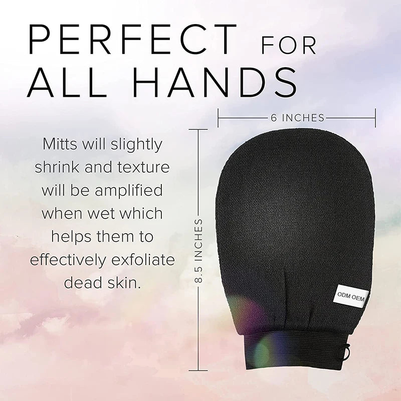 1PCS Bathing Gloves Shower Bath Scrub Glove Exfoliating Body Scrub Facial Tan Massage Mitt Removalexfoliate Peeling Glove