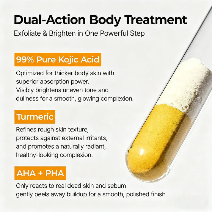 Klivry Peel Shot - Kojic + Turmeric Body Peel Spray