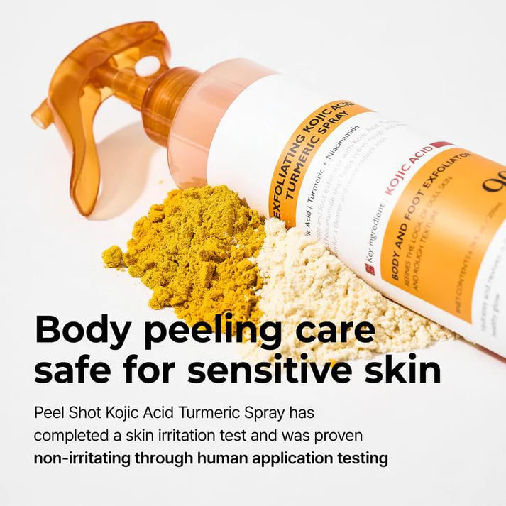 Klivry Peel Shot - Kojic + Turmeric Body Peel Spray